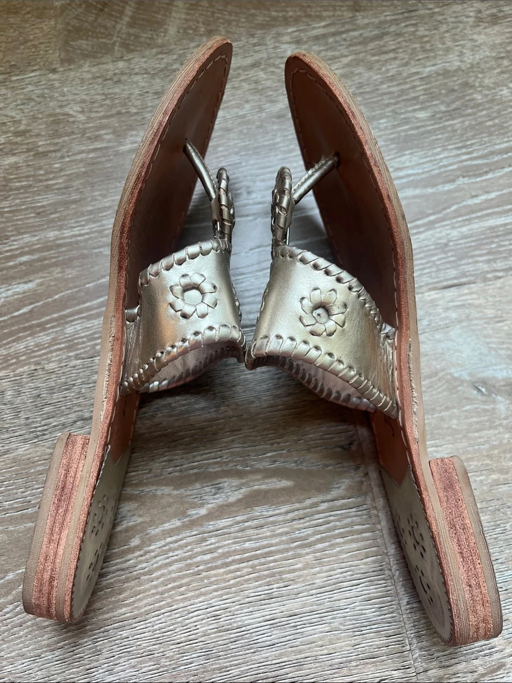 Jack Rogers Platinum Sandals